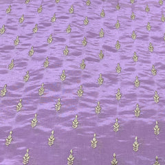 Dark Lavender Tissue Sequins Embroidery