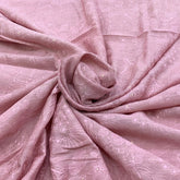 Pastel Pink Munga Tussar Thread Embroidery