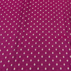 Maroon Floral Butti Silk Brocade