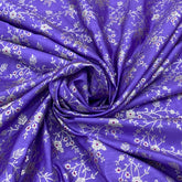 Lavender Meenakari Floral Jal Silk Brocade
