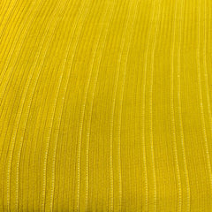 Yellow Slub Silk Pintex Embroidery