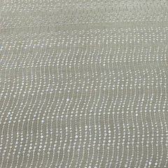 Pastel Beige Slub Silk Embroidery