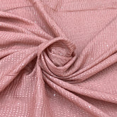 Pastel Pink Slub Silk Embroidery