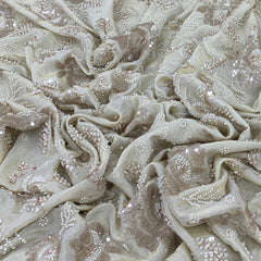 Natural Tissue Rose Gold Cut Dana Embroidery