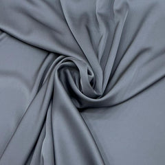 Steel Grey Zara Satin
