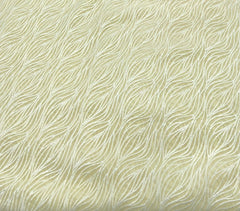 Light Lemon Yellow Georgette Thread Embroidery
