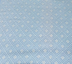Light Baby Blue Georgette Sequins Thread Embroidery
