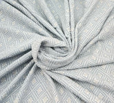 Light Baby Blue Georgette Sequins Thread Embroidery