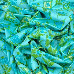 Light Sea Green Floral Print