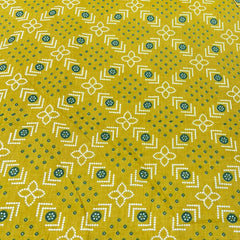 Mustard Yellow Floral Print