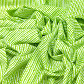 Green Stripes Print