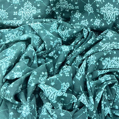 Pastel Green Hand Block Print