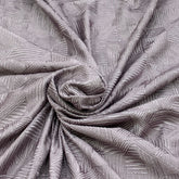 Lavender Geometrical Chanderi Sequins Thread Embroidery