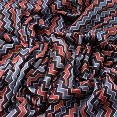 Gajji Satin Printed Fabric