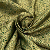 Bottle Green Banarasi Brocade