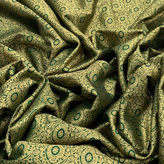 Bottle Green Banarasi Brocade