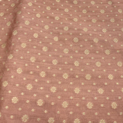 Peach Banarasi Brocade