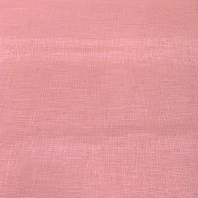 Pinkish Peach Plain Cotton Matka Fabric