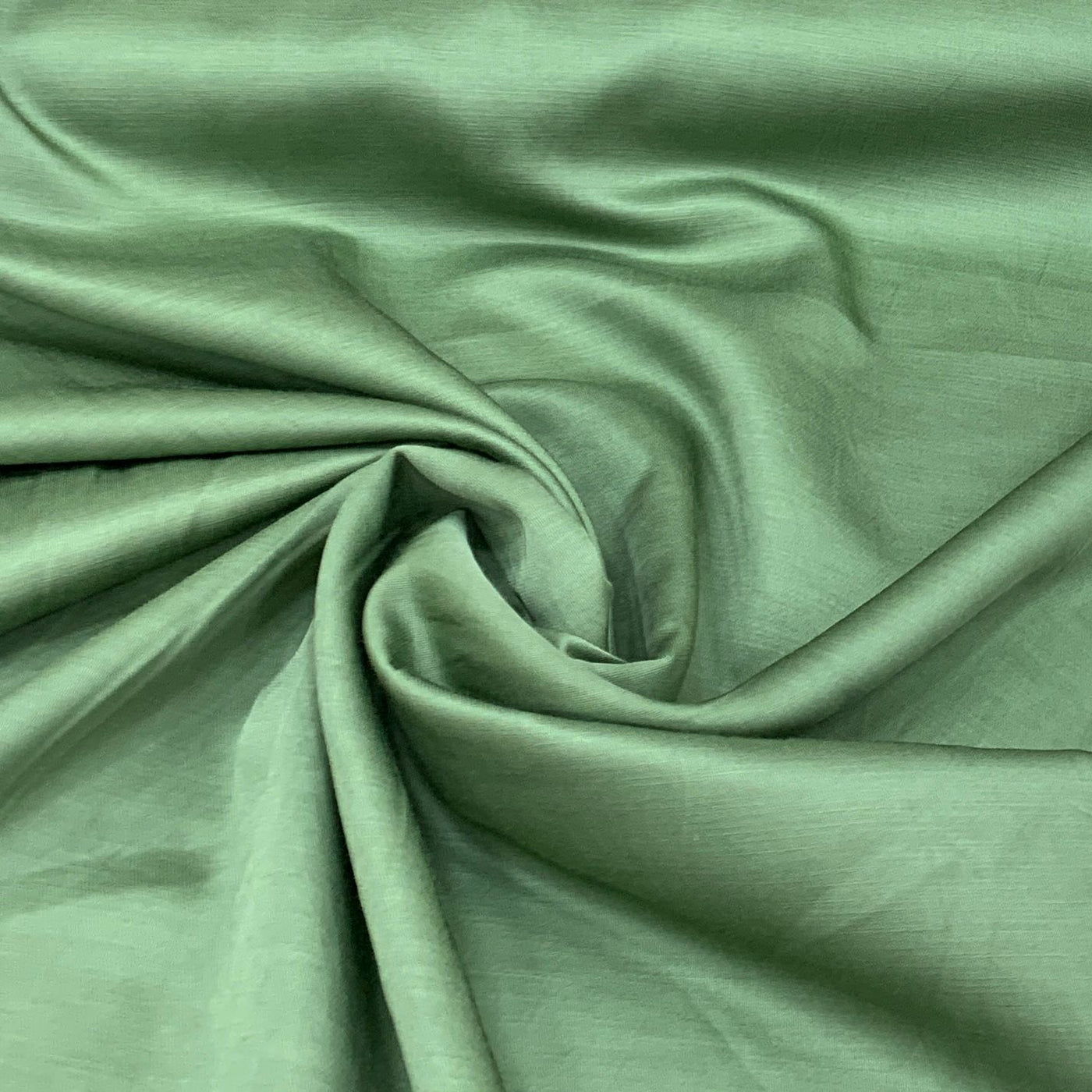 Teal Green Plain Satin Linen Fabric