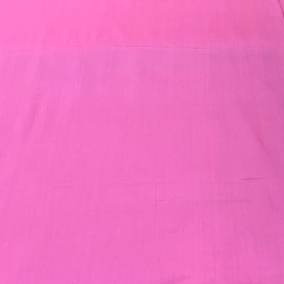 Bubblegum Plain Pure Silk Fabric