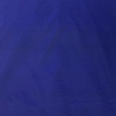 Two Tone Navy Blue Plain Pure Silk Fabric