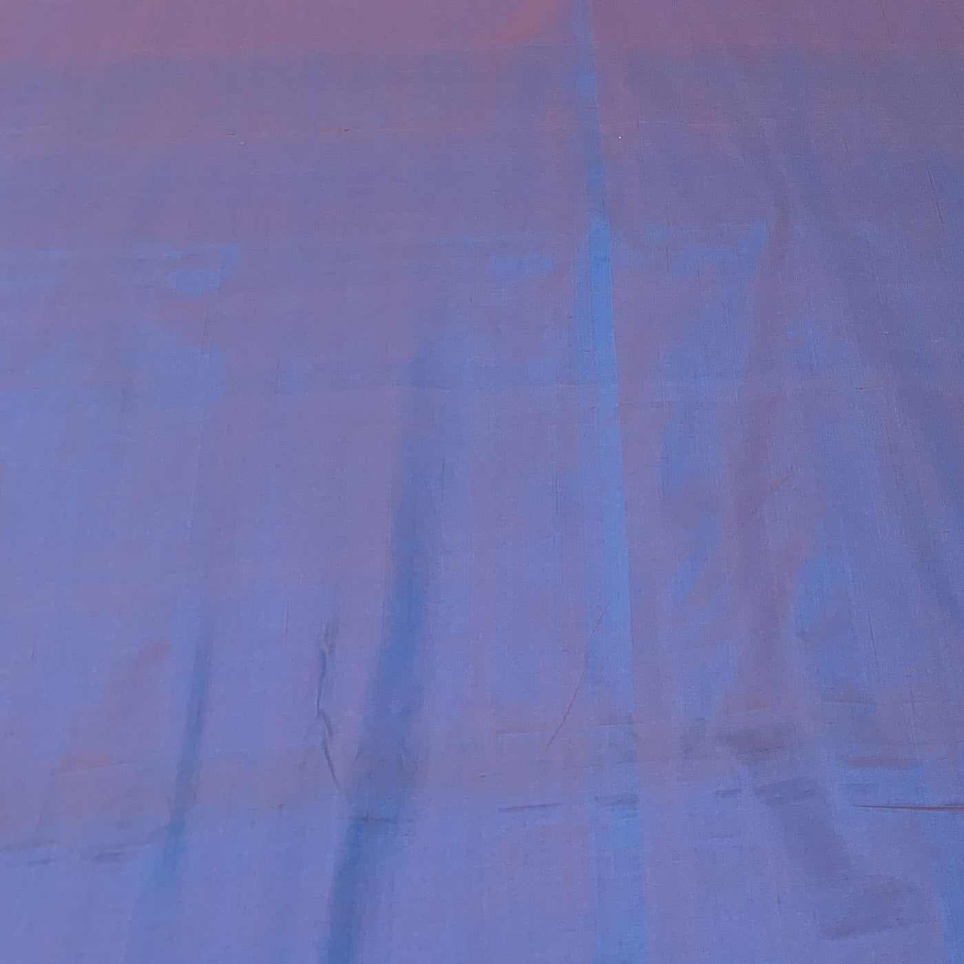 Two Tone Berry Blue Plain Pure Silk Fabric