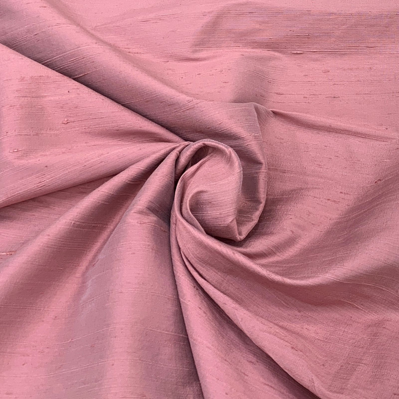 Nude Pink Plain Raw Silk Fabric