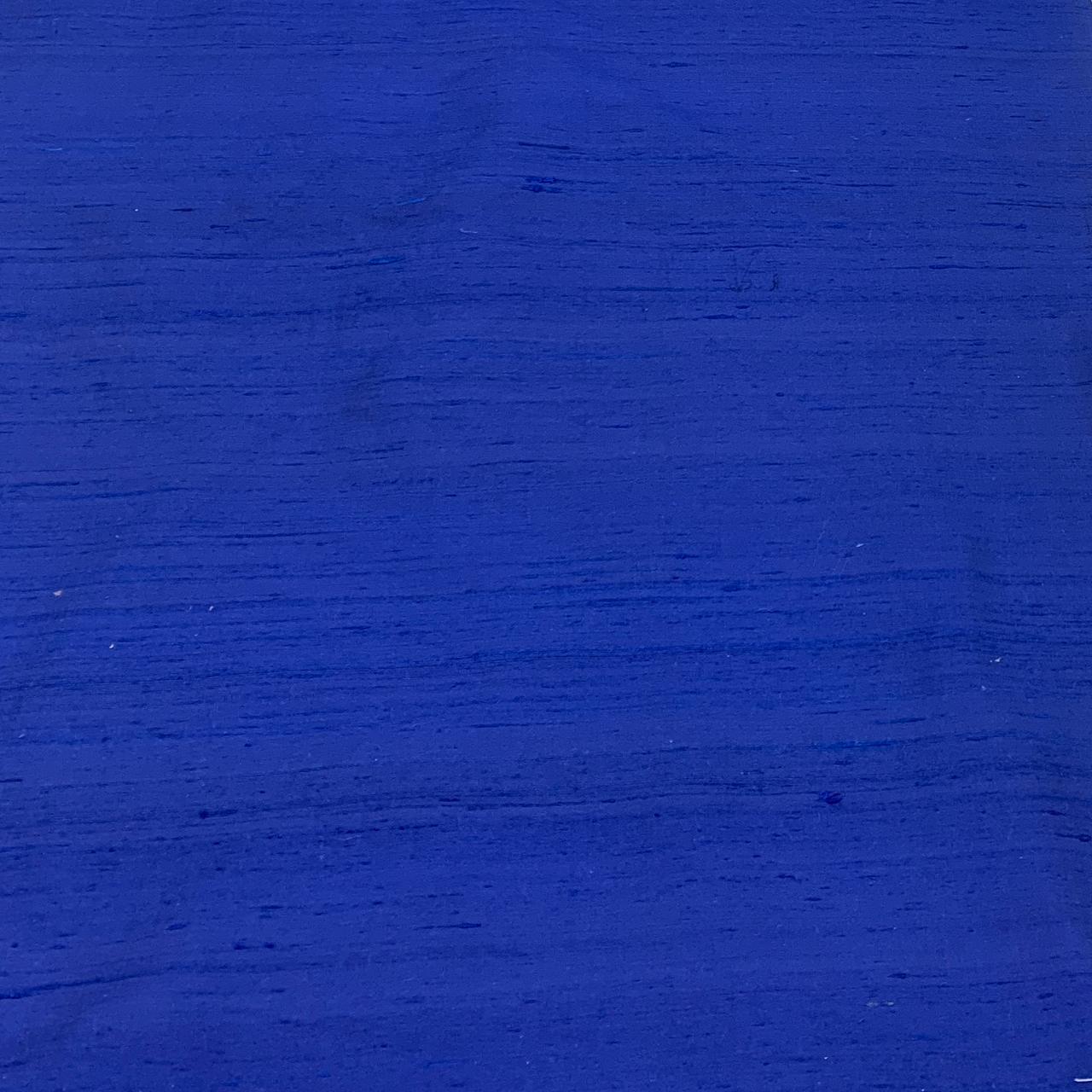 Dark Blue Plain Raw Silk Fabric