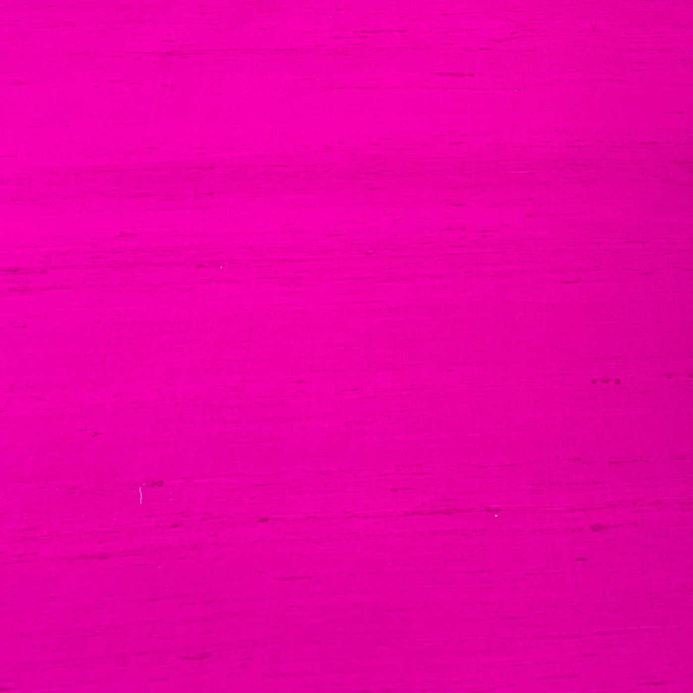 Neon Pink Plain Raw Silk Fabric