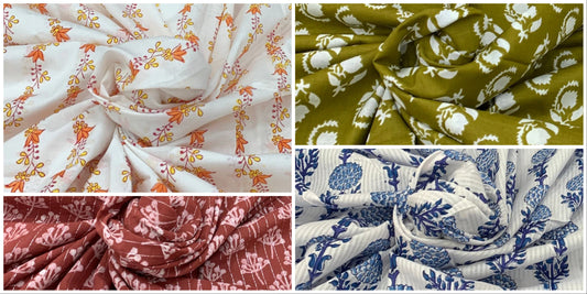 Printed Cotton Fabric: The Perfect Choice for Every Occasion from Saroj Fabrics