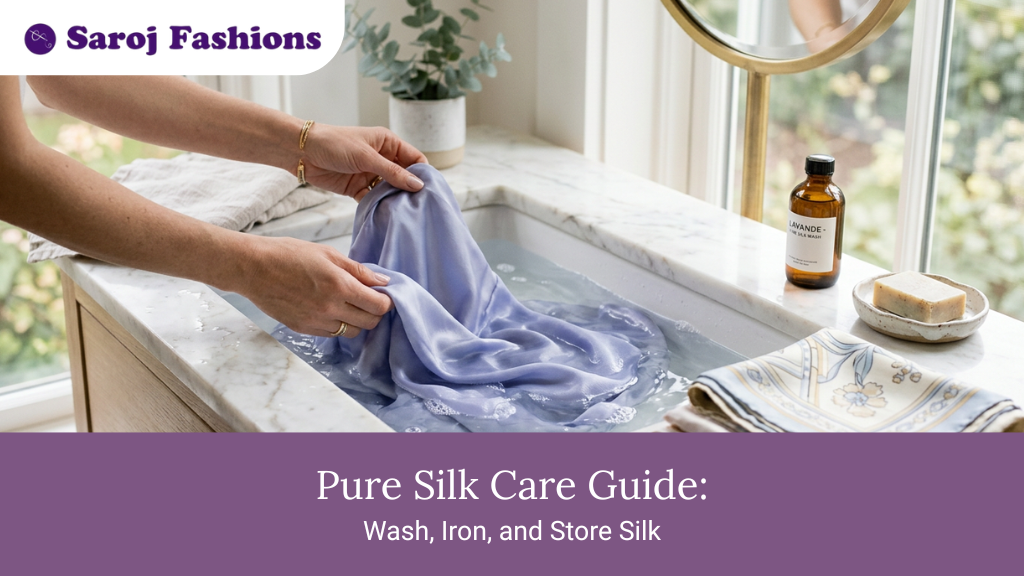 Pure Silk Care Guide: Wash, Iron, and Store Silk