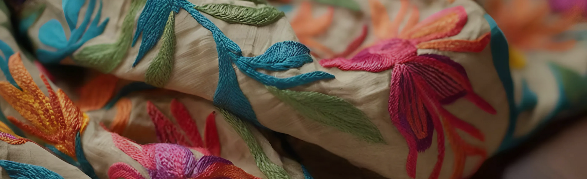 A World of Embroidery Awaits: Explore Exquisite Fabrics by Saroj