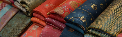 Dupion Silk Brocade