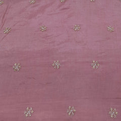 Onion Pink Floral Cut Dana Muslin Cotton Embroidery