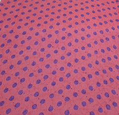 Carrot Pink Polka Dots Modal Satin Printed