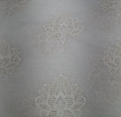 Off White Cut Work Floral Thread Mul Chanderi Embroidery