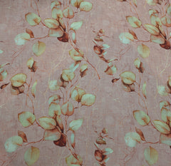 Light Pink Floral Modal Satin Printed