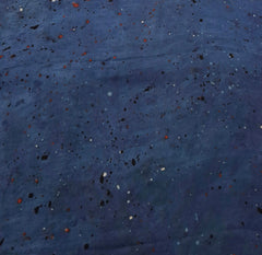 Blue Colourful Dotted Modal Satin Ajrak Printed