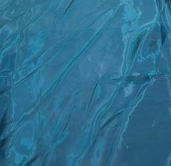 Teal Blue Plain Liquid Organza