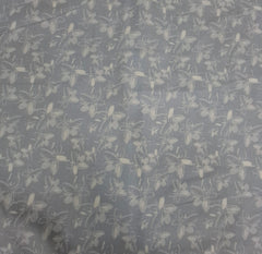 Powder Blue Floral Giza Cotton Printed