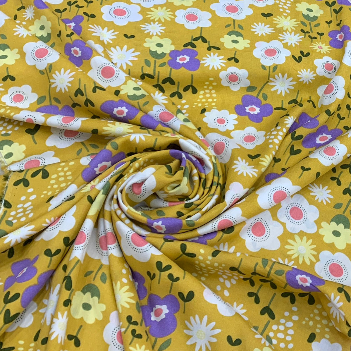 Rayon Printed Fabric