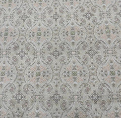 Beige Ethnic Thread & Sequin Pure Tussar Embroidery