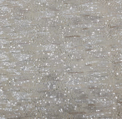 Natural Gold Sequin & Pearl Tissue Embroidery