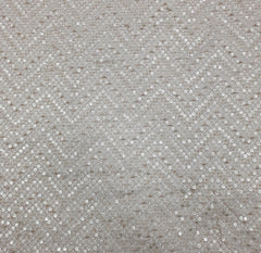 Natural Gold Zig Zag Tissue Cut Dana Embroidery