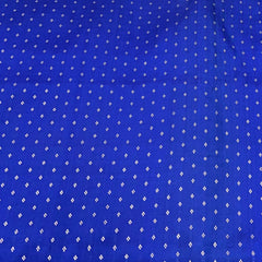 Royal Blue Zari Butti Silk Brocade