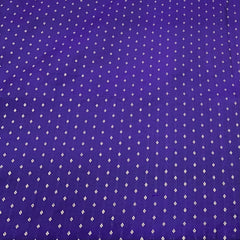 Purple Zari Butti Silk Brocade