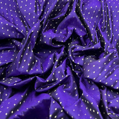 Purple Zari Butti Silk Brocade