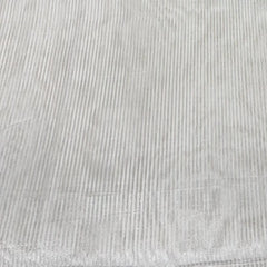 Off White Lurex Zari Chanderi Brocade