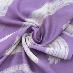 Lavender Geometric Mul Chanderi Printed