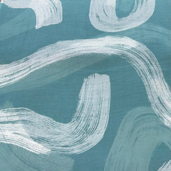 Light Sea Green Geometric Mul Chanderi Printed